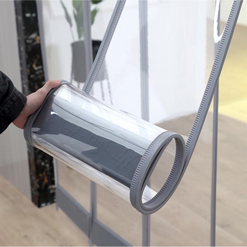 Commercial Transparent PVC Magnetic Thermal Door Curtain