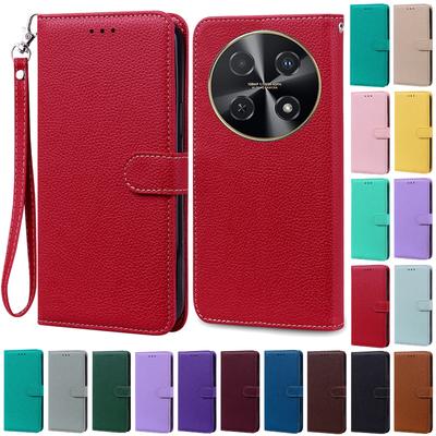 Nova 12i Case For Huawei Nova 12i Case Leather Flip Wallet Case For Huawei Nova 12 I Case Phone Cover Soft TPU Silicone Fundas