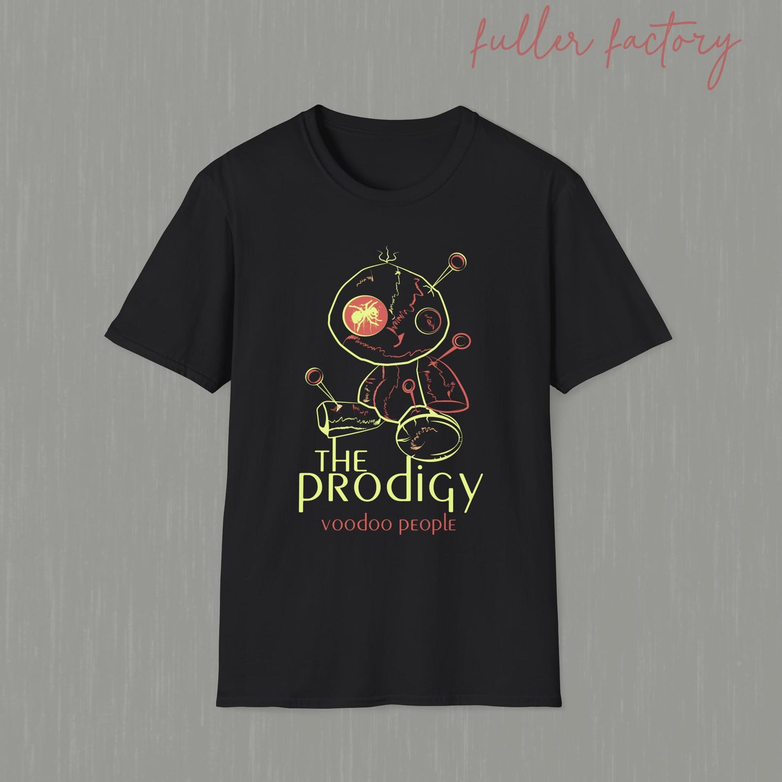 The Prodigy Voodoo People Black T-Shirt, Retro Techno Industrial The Prodigy T-Shirt, The Prodigy fans tee M