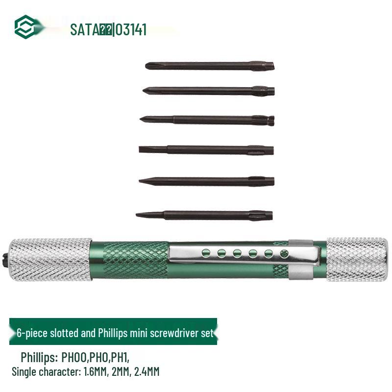 Miniature Screwdriver Set: Slotted & Phillips Heads for Mobile Phones & Watches