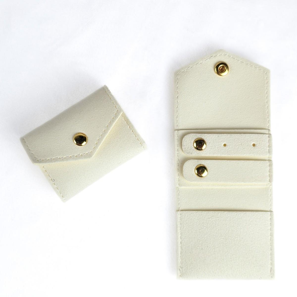 

Mini Jewelry Storage Bag Portable Felt Jewelry Pouch Small Travel Jewelry Organizer Case for Earrings Rings Necklaces for Women белый