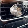 Cartoon Cute Dog Car Air Freshener Flying Ball Car Aroma Diffuser Rotating Propeller Outlet Fragrance Auto Interior Accessories
