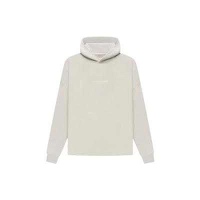 Fear of God Essentials SS22 Lockerer Hoodie Mit Fleece-Logo Herren Oberteile Weizen FOG-SS22-131