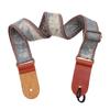 Cowboy Star Pattern Ukulele Strap Leather Adjustable Shoulder Strap Acoustic Ukulele Belt for Comfortable Playing
