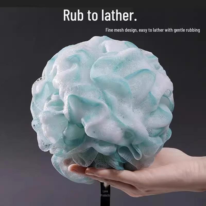 Large Soft Exfoliating Bath Ball for Women - Cute & Durable