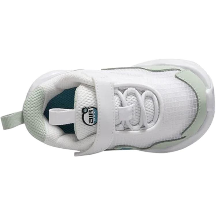 Nike Air Max Nova Fashionable Comfortable Durable Low-Top Walking Shoes Baby Shoes White Green FN4461-105