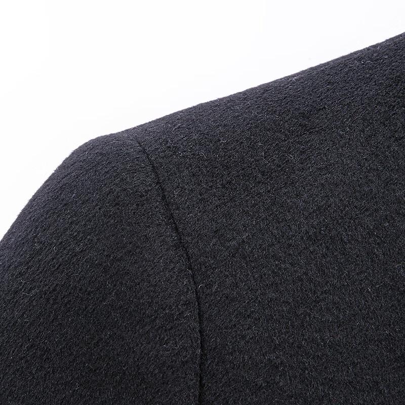 FAPAI Men's Mid-Length Wool Blend Overcoat