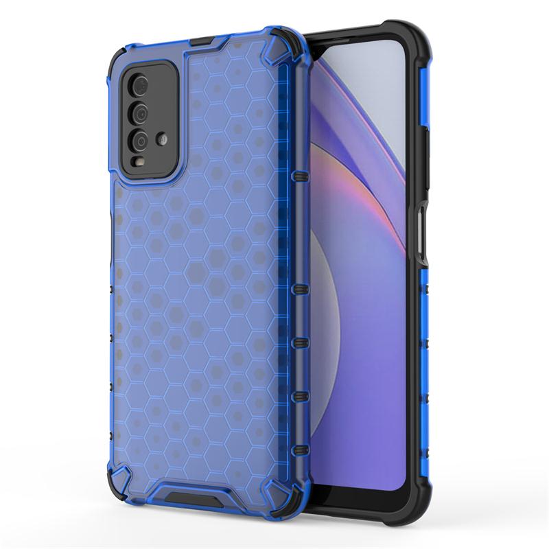 Shockproof Transparent Case For Xiaomi Redmi 9T Bumper Honeycomb Armor Back Case For Redmi 9T Case Cover For Redmi 9T 9A 10C 10A
