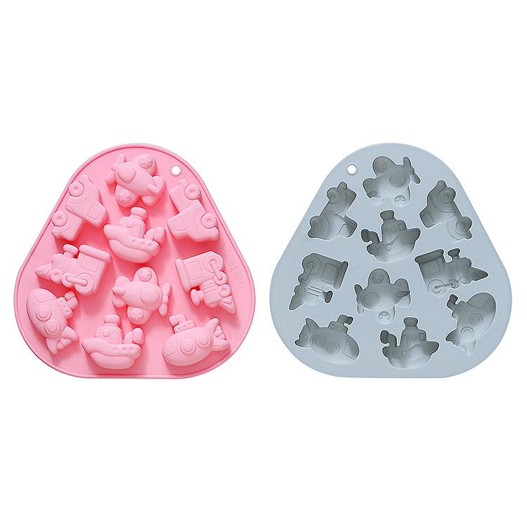 Animal theme puppy pony kitten parrot fish candy chocolate fondant cake decoration making silicone mold