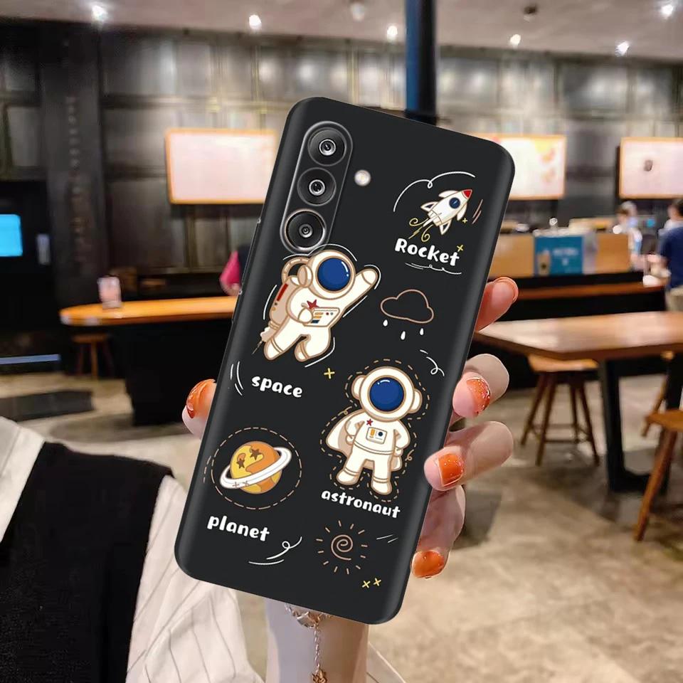 Case For Samsung Galaxy M36 5G Phone Cases Cute Panda Funda SM-M366B Liquid Silicone Protective Coque For Samsung M36 GalaxyM36