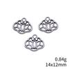 Flower Bud Charms Mini Floral Pendant Alloy Metal Leaf Findings Elegant Plant Jewelry Making Supplies For