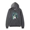 Genshin Impact Xiao Kapüşonlu Üniseks Polar Sweatshirt Anime Karakter Baskılı Sonbahar Kış Kazak