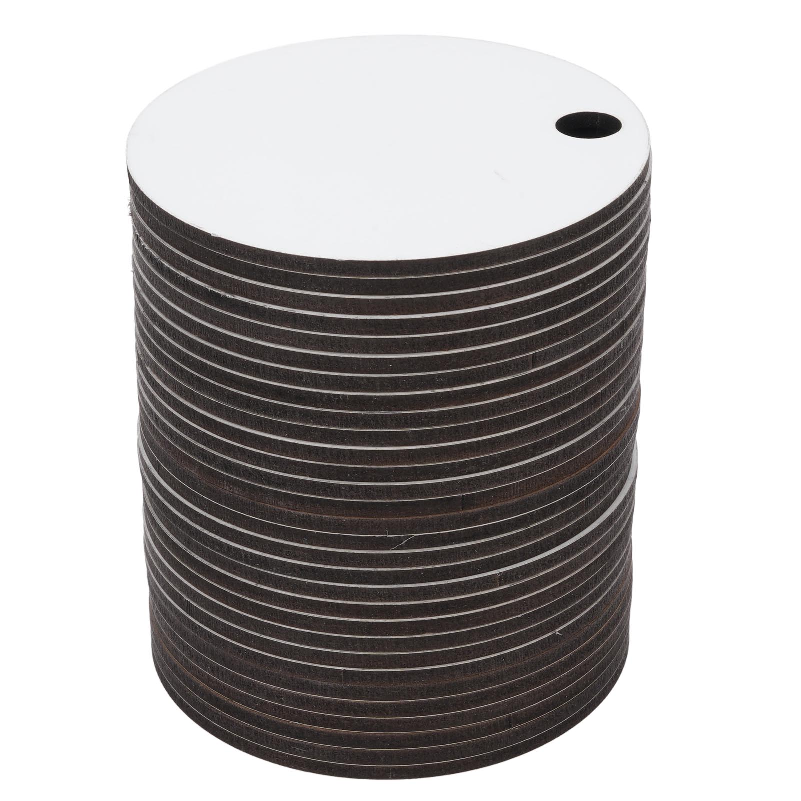 30 шт. Круглые сублимационные бирки Термосублимационная штамповка Заготовки для украшения стеклянной кружки 40 унций