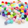 100pcs 10mm/15mm/20mm Soft Pompoms Fur Ball Arts Craft Supplies DIY Accessories for Toys Party Decoration Crafts Materials