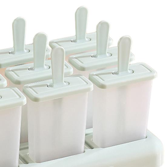 Yousheng 9Pcs Ice Pop Mold, Reusable Popsicle Maker for Homemade Ice Cream, BPA-free Freezer Tray for Juice And Yogurt