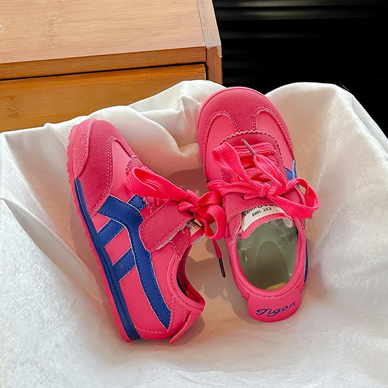 2025 spring and autumn new children's Forrest Gump shoes comfortable boys casual board shoes girls soft-soled German training shoes baby single shoes