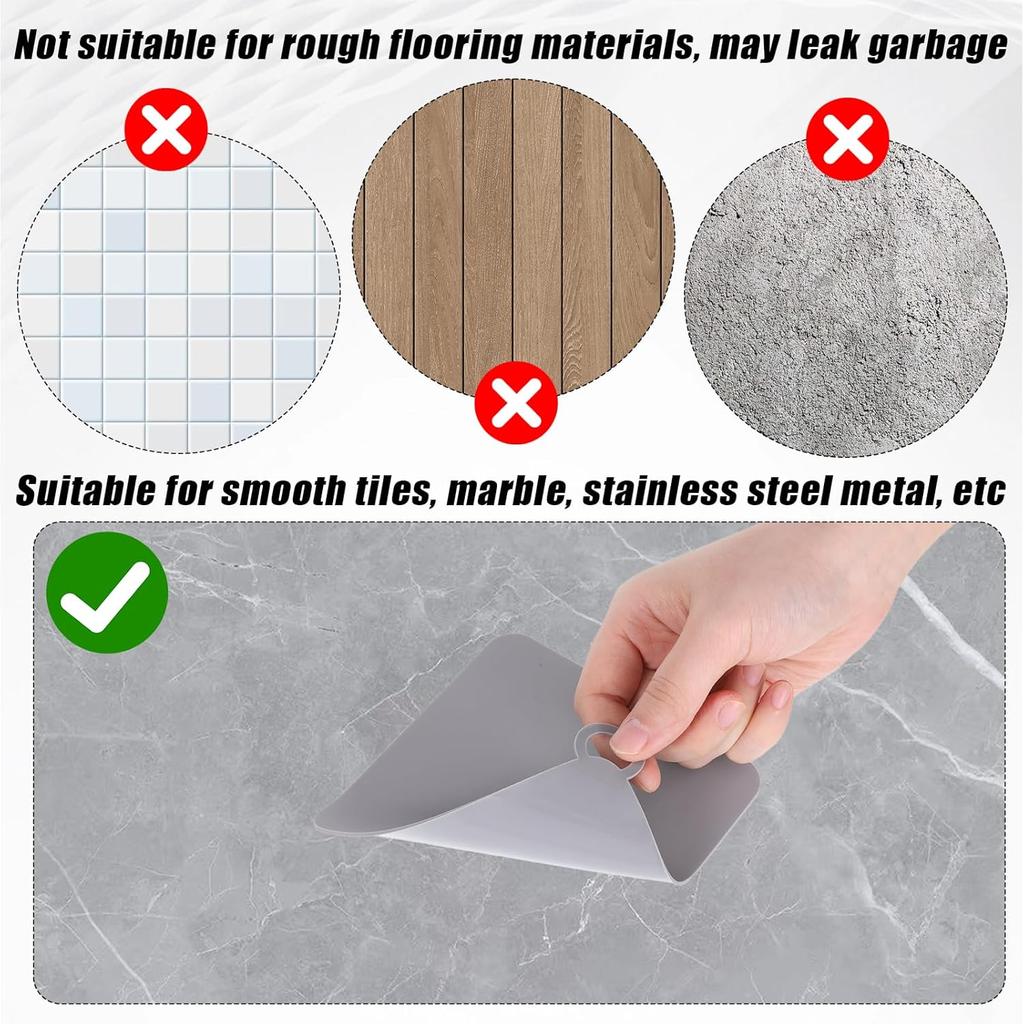 6 PCS Silicone Tub Stopper, Silicone Floor Drain Anti-Odor Mat Floor Drain Cover to Keep Bugs Out Sewer Anti-Odor Mat Deodorizing Drain-Pugs, Sewer
