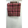 Used RALPH LAUREN Red Plaid Large Wool Scarf