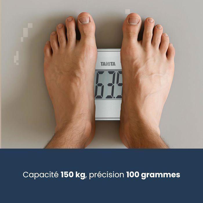 Tanita - hd-386 – la plus petite balance personnelle au monde - 150 kg - blanc