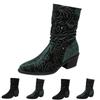 Damen Stiefel mit spitzer Zehenpartie und Blockabsatz
