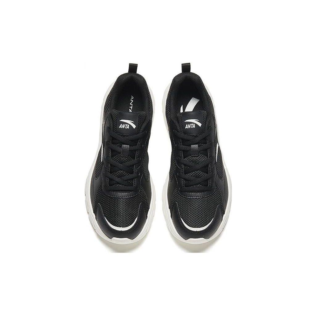 Anta Comfortable Mesh Durable Breathable Low-Top Running Shoes Women sneaker Black 922345580-1
