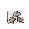 1pc Metal Ginkgo Leaf Napkin Holder Tissue Holder For Restaurant Hotel Cafe Dining Table Vertical Square Towel Paper Holder Base