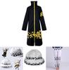Exquisite One Piece Trafalgar Law Cosplay Costume Set With Cloak Pants And Hat