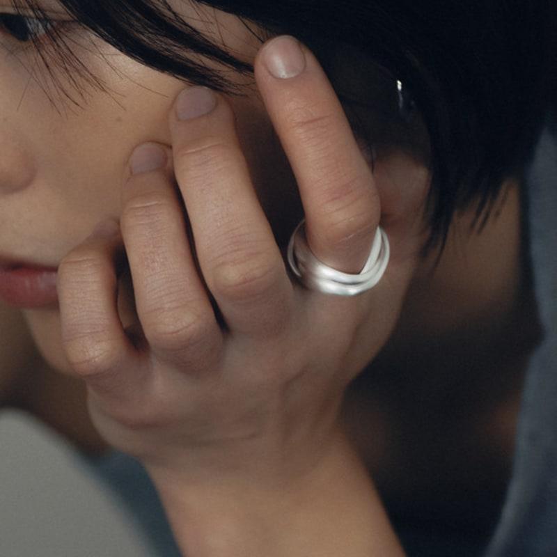 

KODO Triple Ring Gold Vermeil