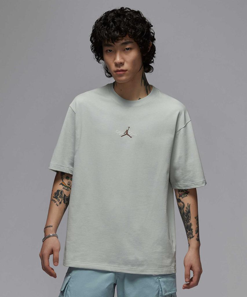 NIKE Jordan Crewneck T-Shirt M - Light Silver / If0381-034