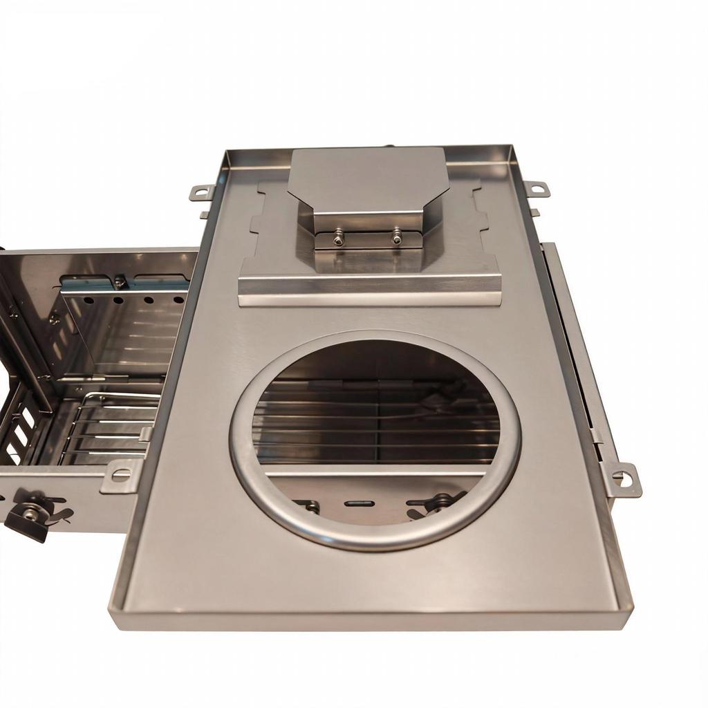Star-Ultra-Ti Pure Titanium Multifunctional Folding Wood Stove for Portable Outdoor Camping and Tent Heating