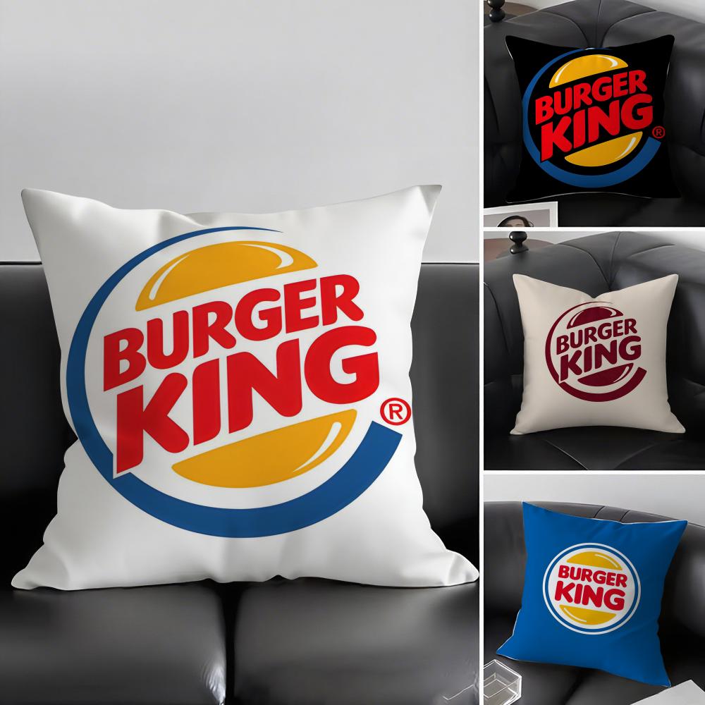 HHun BurgeRr King Brand Cushion Cover Pillowcase Ultra Soft Skin Friendly Fabric Cloud Like Comfort Concealed Zipper