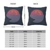 Mountains Are Calling Sunset Square Pillowcase Polyester Linen Velvet Creative Decorative Throw Pillow Case Home Cushion Cover