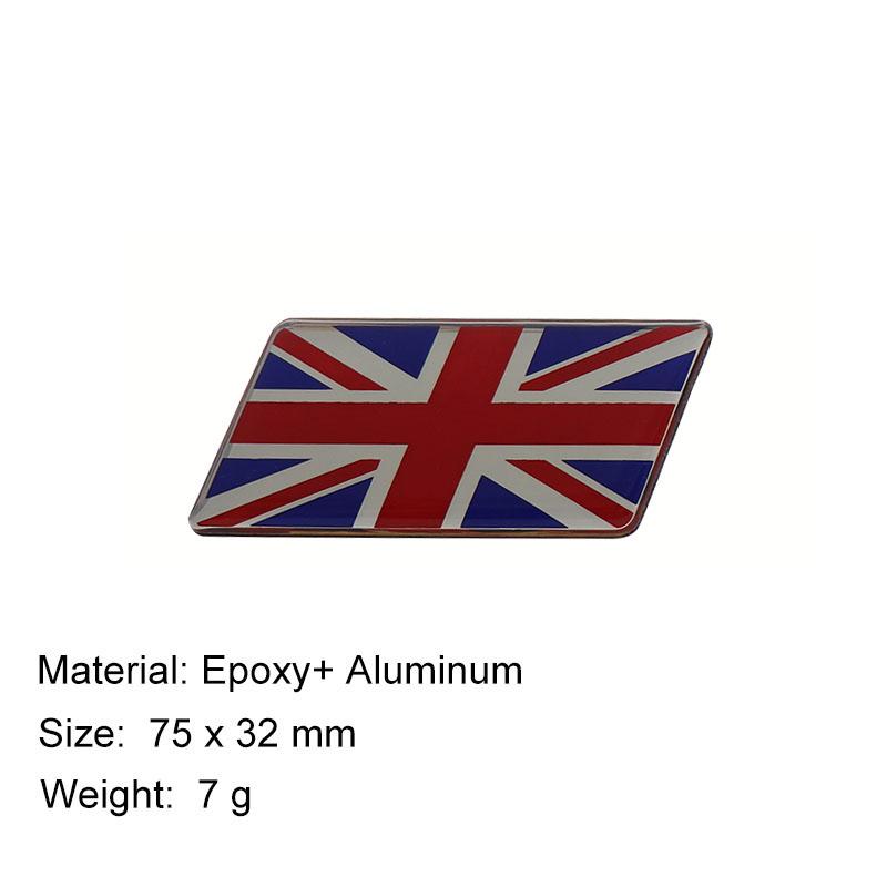 

3D Premium England Map UK Flag for SUV Off Road car Engine Hood Fender trunk Tail Rear Decal Emblem Badge Sticker sticker-ling