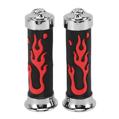 1 Pair Motorcycle Grips Universal Ergonomic 28mm Motorcycle Comfort Handlebar Grips