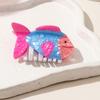 Hair Claw Marine Animal Shape Back Head Hair Clip Anti-slip Teeth Strong Grip Shark Hair Clip Versatile Hair Accessory