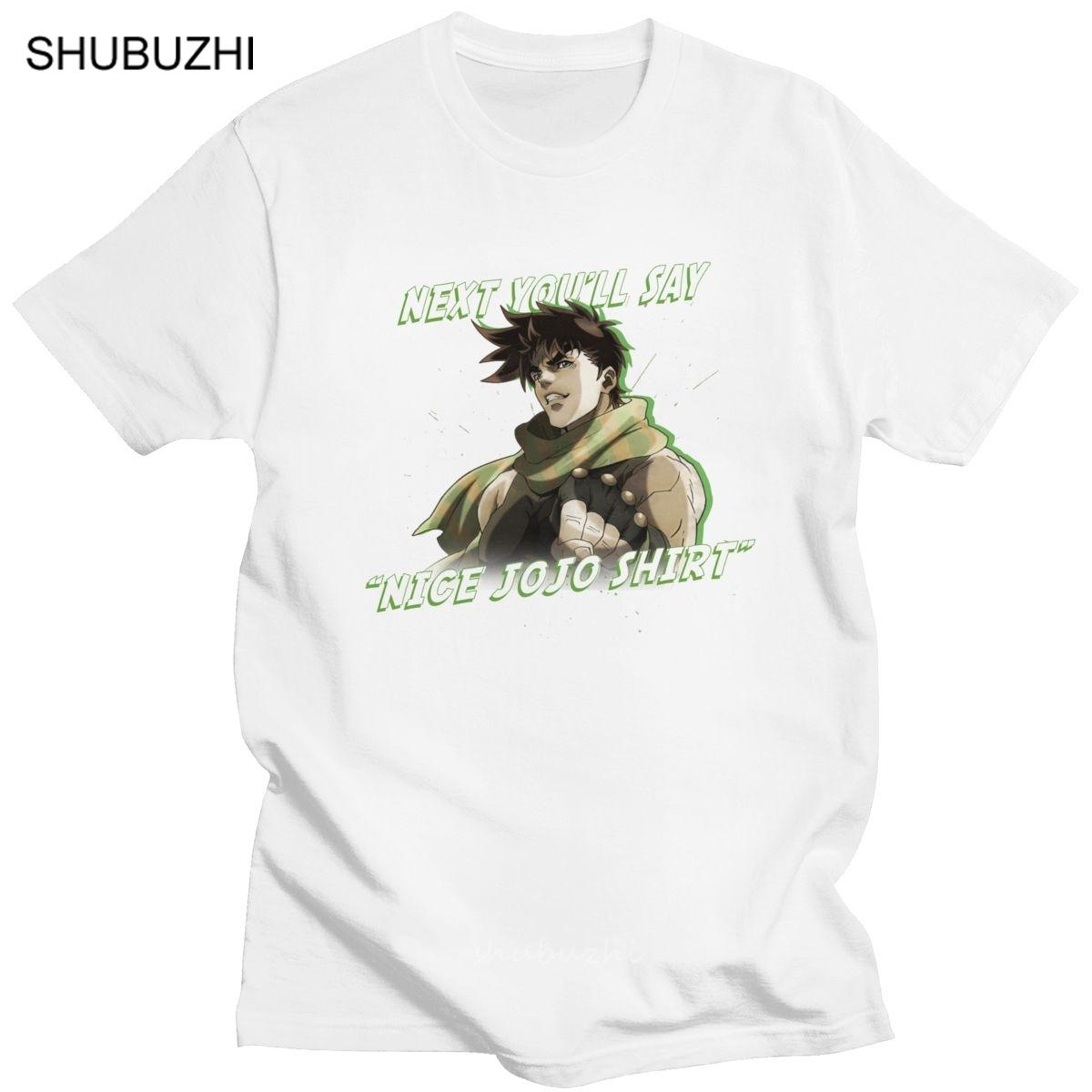 Vintage Next Youll Say Tshirt Unisex Short Sleeved Cotton Tshirt Jojos Bizarre Adventure Tee Anime Jjba Unisexga Meme Top Gift S