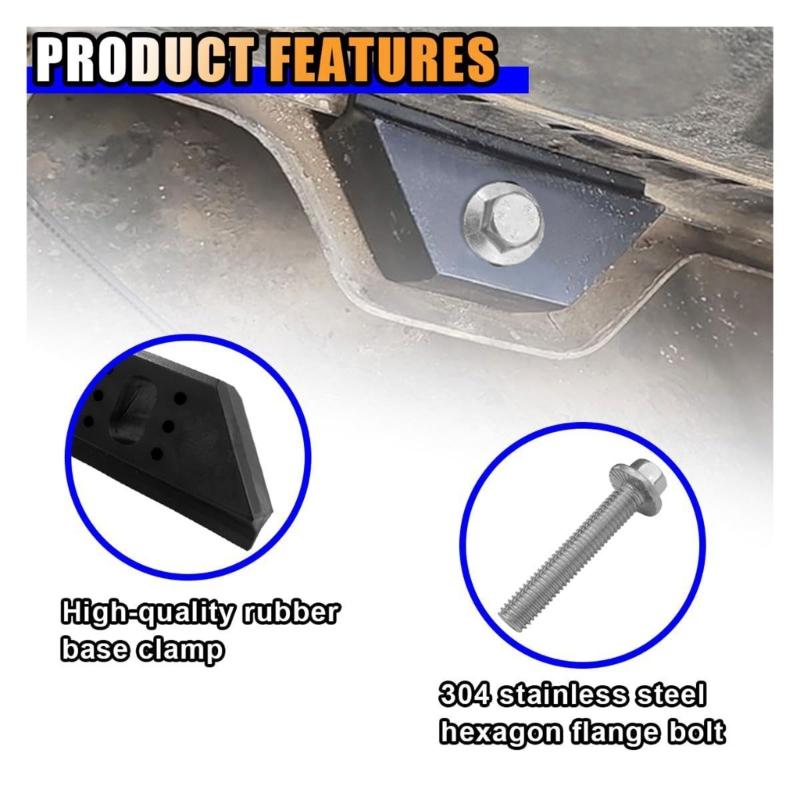 Car Battery Hold Down Kit 14005061 Base Clamp Battery Hold Down Bracket Automotive Accessories Easy Installation