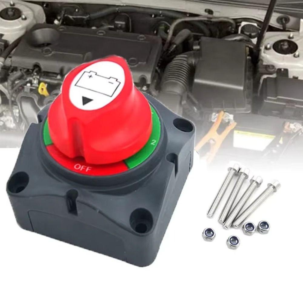 2 Position Battery Disconnect Switch 2 Pin Rotary Switch Battery Selector Switch For Marine