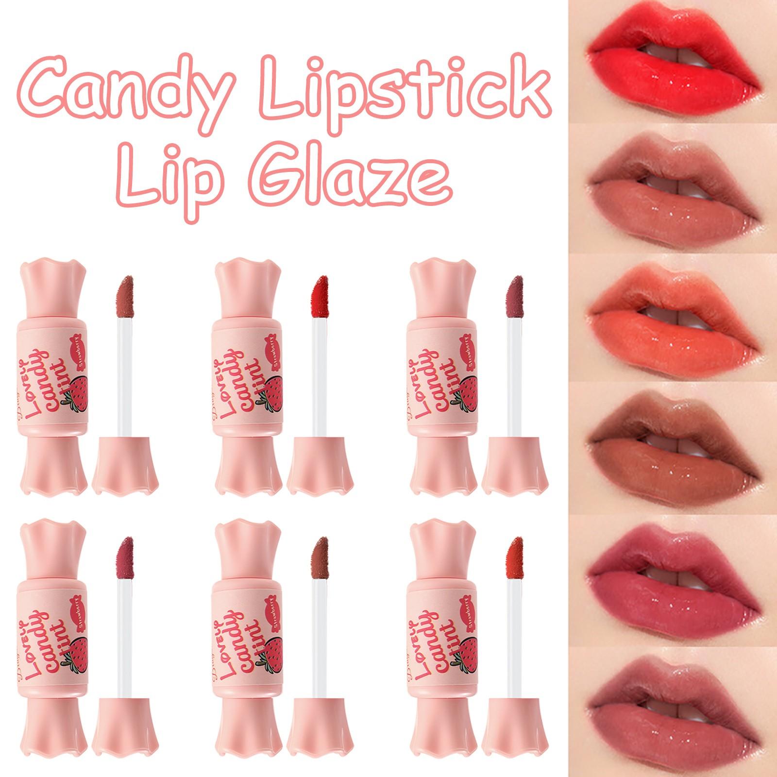 

Шестицветная водонепроницаемая увлажняющая помада для губ Liquid Mirror Candy Lip One Size