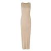 2025 Summer Slimming Knitted Sleeveless Mid-Length Dress for Women