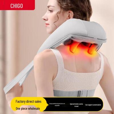 6D Kneading Neck & Shoulder Massage Shawl CN Plug (adapter Included)