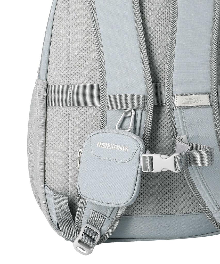 Neikidnis Carabiner Mesh Backpack Light Blue