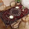 VIKAMA Tovaglia Impermeabile e Resistente all'Olio Stile Persiano Vintage Accessorio Decorativo per Tavolo da Pranzo Domestico