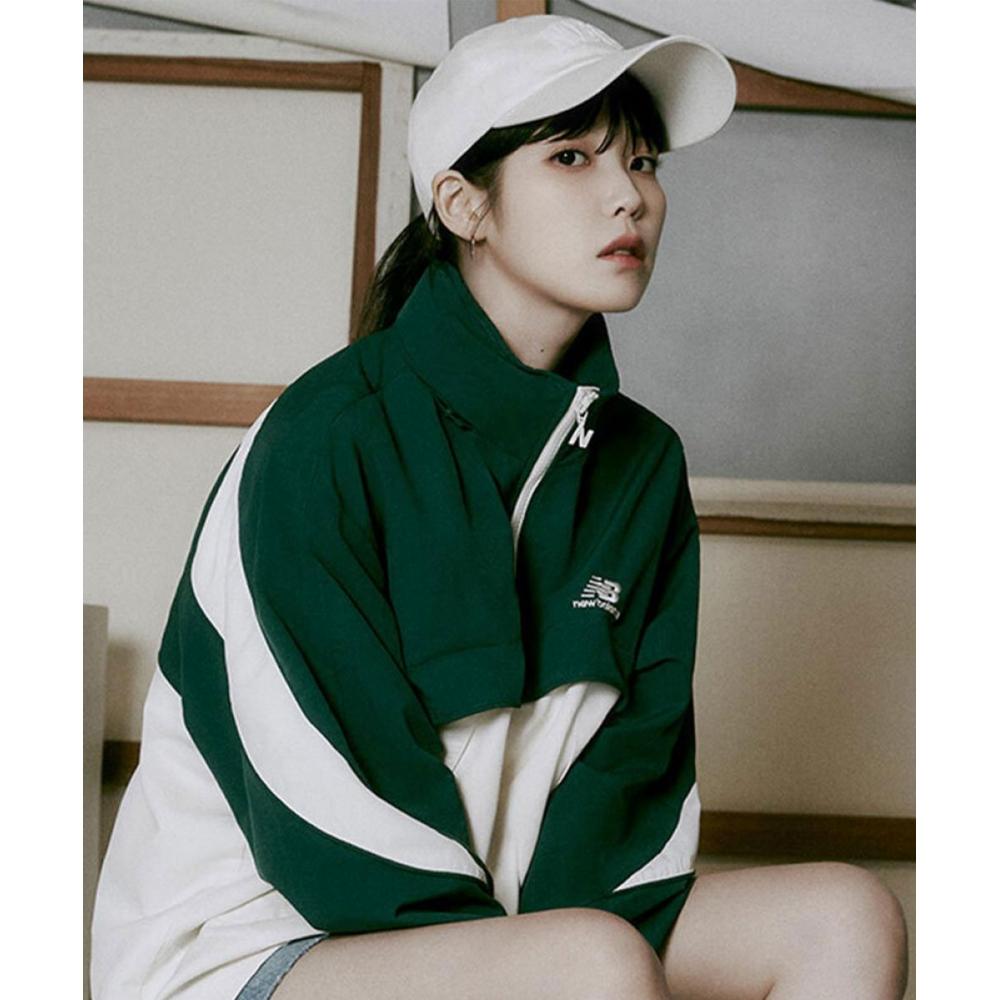 

NEW BALANCE NBNAD32843/ UNI теплая куртка в стиле колор-блок (ОХОТНИК)