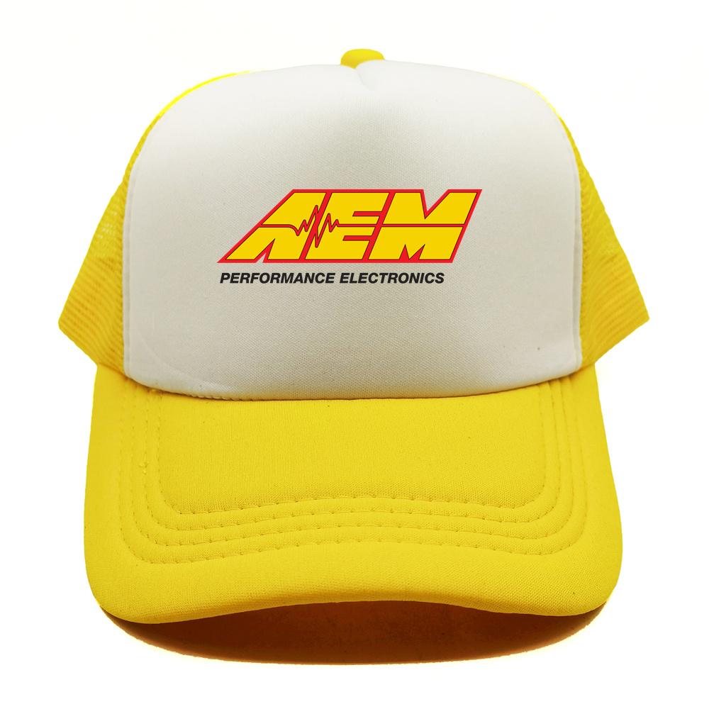 Aem Performance Electronics Trucker Cap Men Aem Hat Baseball Cap Unisex Outdoor Mesh Net Caps MZ-619
