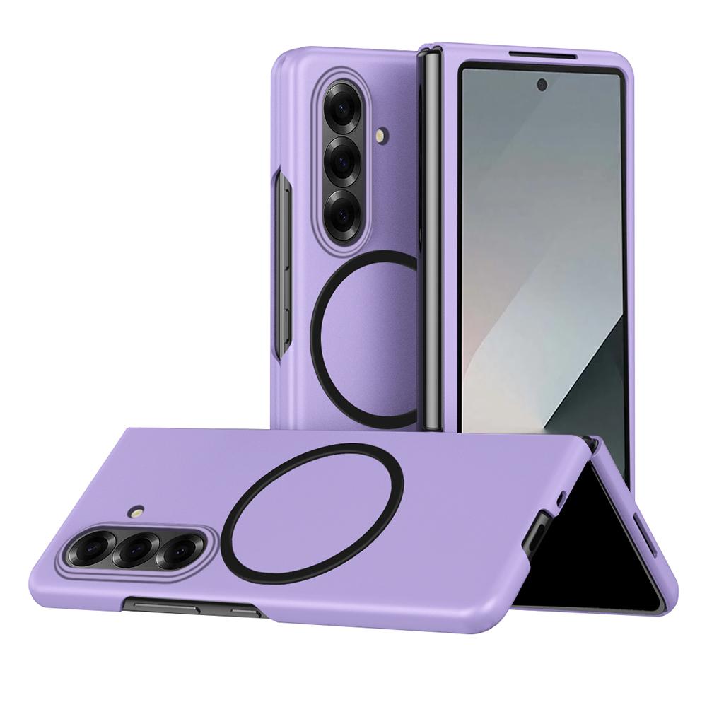 For Samsung Galaxy Z Fold7 5G Case Compatible with MagSafe Skin-Touch Matte Hard PC Phone Cover