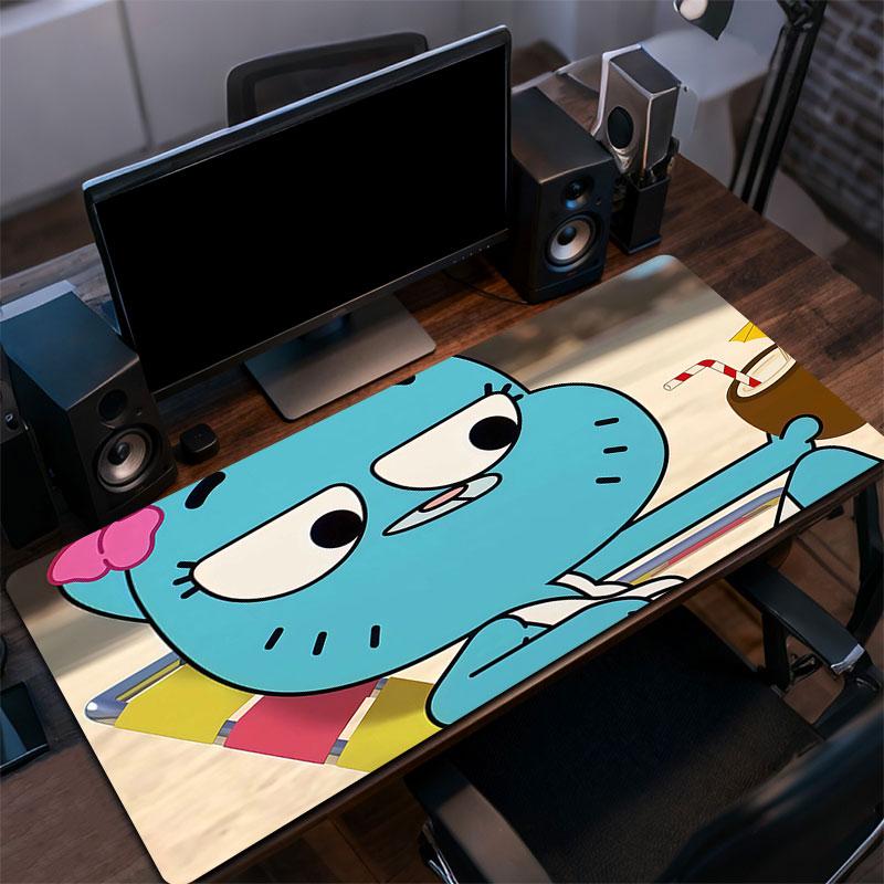 Nicole Watterson Mouse Pad, Large Gaming Desk Mat, Non-slip XXL Mousepad for Laptop & Tablet, Mini PC Playmat with Stitched Edges