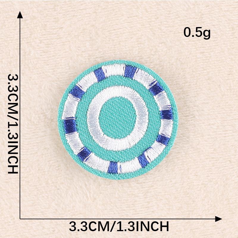 Duoku English Alphabet Cloth Sticker Computer Embroidery Label Small Patch Clothing Textile Accessories Embroidery Sticker
