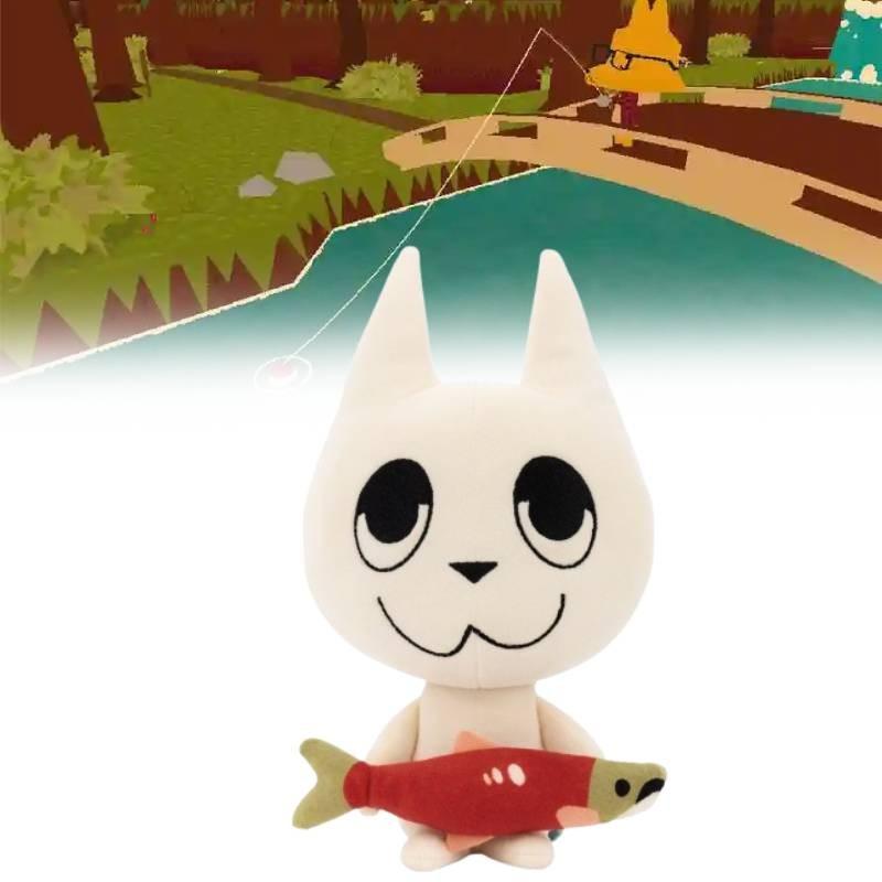 Kitty Webfishing Cute Plush Charming Cat With Fish In Mouth Design Animation