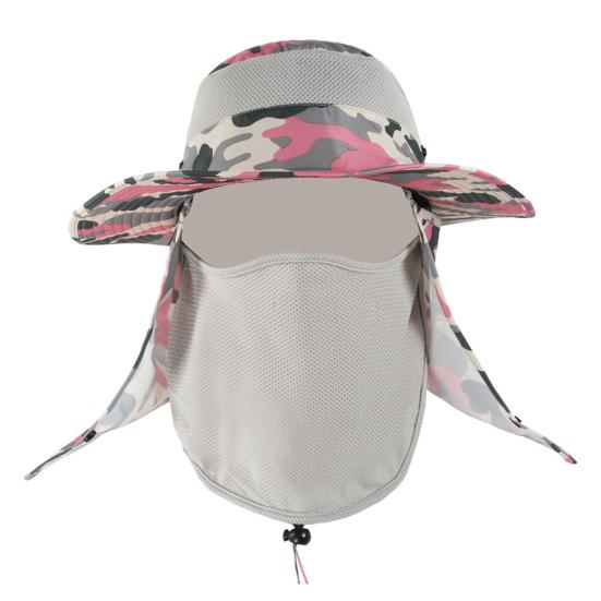 

Солнцезащитная шляпа с ветрозащитной веревкой, солнцезащитная система на 360 градусов, фигурная складная шляпа для отдыха на открытом воздухе с шалью для защиты лица I